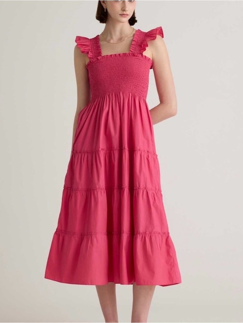 Quince pink 100% cotton dress small